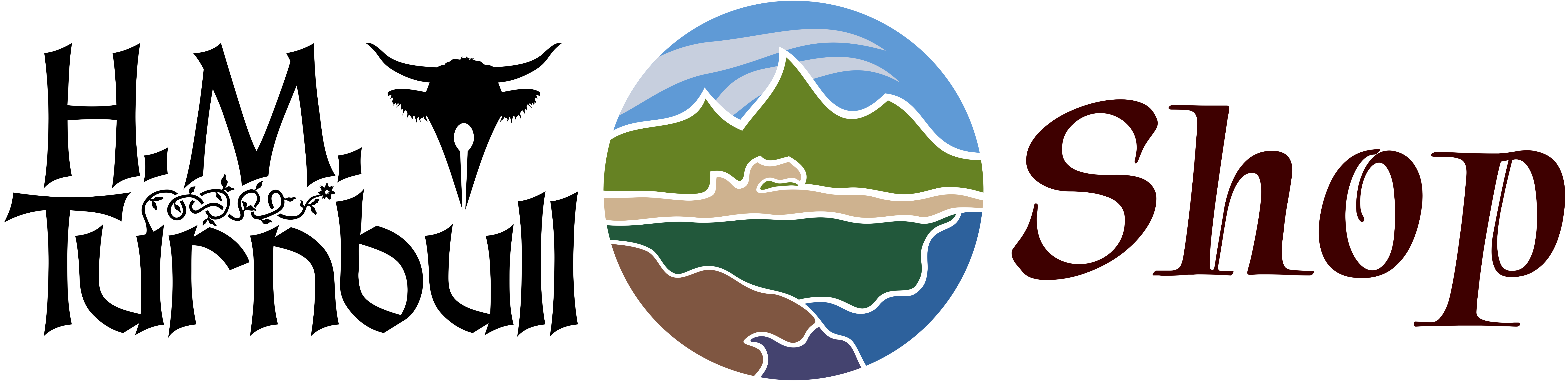 HM Turnbull Shop icon shows painted landscape impressionism